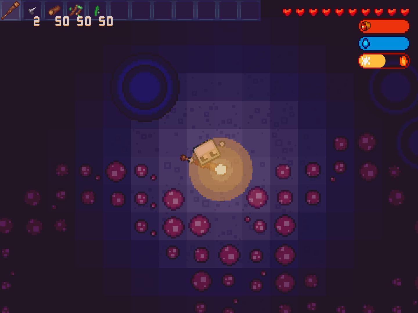 Demo gameplay image of Gingerbug